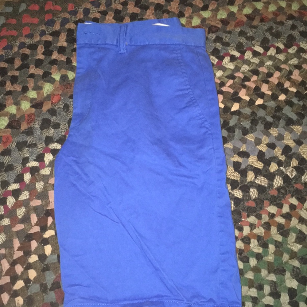 Mens flat front khaki shorts